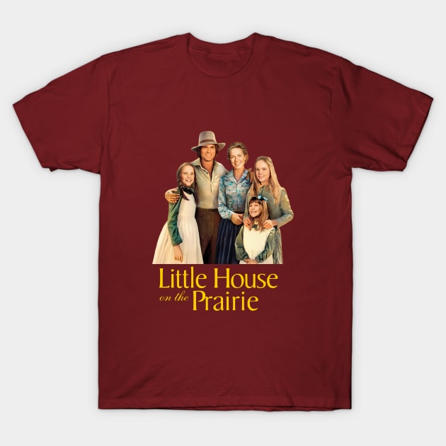 Little House on the Prairie - Group - 70s/80s Tv Show T-Shirt by wildzerouk